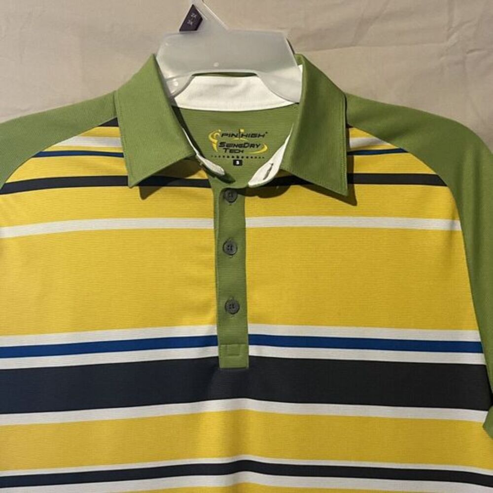Pin High Swing Dry Tech Men's Golf‎ Polo Size Small Great Color And Design